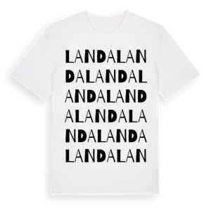 Landa ordlek t-shirt – ekologisk bomull t-shirt från Pinshirt