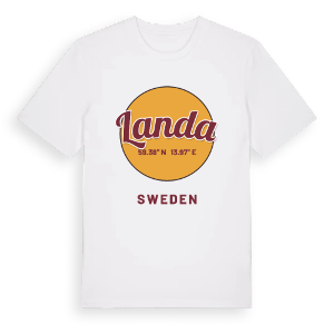 Landa cirkel t-shirt – ekologisk bomull t-shirt från PinShirt