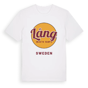 Lång cirkel t-shirt – ekologisk bomull t-shirt från PinShirt