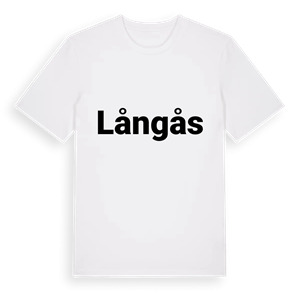 Långås fetstil t-shirt – ekologisk bomull t-shirt från PinShirt