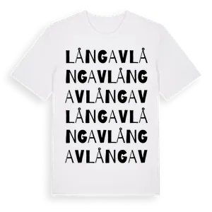 Långav ordlek t-shirt – ekologisk bomull t-shirt från Pinshirt