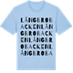 Blue Soul t-shirt med Långbrobacken ordlek t-shirt