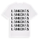 Långenäs ordlek t-shirt