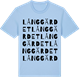 Blue Soul t-shirt med Långgärdet ordlek t-shirt