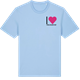 Blue Soul t-shirt med Jag älskar Långjohanstorp t-shirt litet tryck