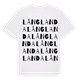 Långlanda ordlek t-shirt