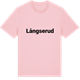 Pink Cotton t-shirt med Långserud fetstil t-shirt