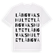 Långvakshultet ordlek t-shirt