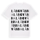 Långvänna ordlek t-shirt