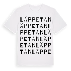 Läppetan ordlek t-shirt – ekologisk bomull t-shirt från PinShirt