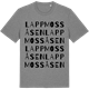 Mid Heather Gray t-shirt med Lappmossåsen ordlek t-shirt