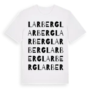 Larberg ordlek t-shirt – ekologisk bomull t-shirt från Pinshirt