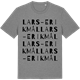 Mid Heather Gray t-shirt med Lars-Erikmål ordlek t-shirt