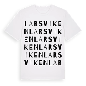 Larsviken ordlek t-shirt – ekologisk bomull t-shirt från PinShirt