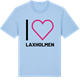 Blue Soul t-shirt med Jag älskar Laxholmen t-shirt stort tryck