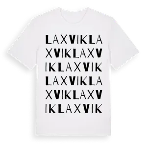 Laxvik ordlek t-shirt – ekologisk bomull t-shirt från Pinshirt