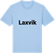 Blue Soul t-shirt med Laxvik fetstil t-shirt