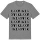Mid Heather Gray t-shirt med Laxvik ordlek t-shirt