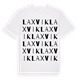 Laxvik ordlek t-shirt