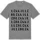 Mid Heather Gray t-shirt med Lekkullen ordlek t-shirt