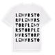 Lemyrstorp ordlek t-shirt