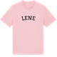 Pink Cotton t-shirt med Lene böjd t-shirt
