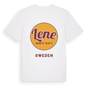Lene cirkel t-shirt – ekologisk bomull t-shirt från PinShirt