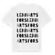 White t-shirt med Lennartsfors ordlek t-shirt