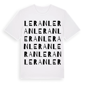 Leran ordlek t-shirt – ekologisk bomull t-shirt från PinShirt