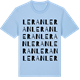 Blue Soul t-shirt med Leran ordlek t-shirt