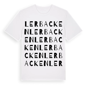 Lerbacken ordlek t-shirt – ekologisk bomull t-shirt från PinShirt