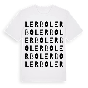 Lerbo ordlek t-shirt – ekologisk bomull t-shirt från PinShirt