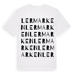 Lermarken ordlek t-shirt – ekologisk bomull t-shirt från PinShirt