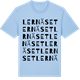 Blue Soul t-shirt med Lernäset ordlek t-shirt
