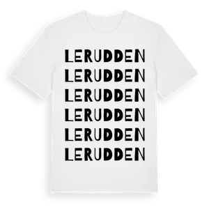 Lerudden ordlek t-shirt – ekologisk bomull t-shirt från Pinshirt
