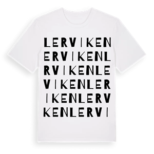 Lerviken ordlek t-shirt – ekologisk bomull t-shirt från PinShirt
