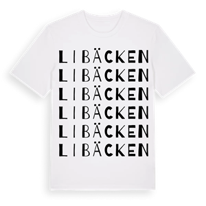 Libäcken ordlek t-shirt – ekologisk bomull t-shirt från PinShirt