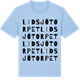 Blue Soul t-shirt med Lidsjötorpet ordlek t-shirt