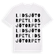 Lidsjötorpet ordlek t-shirt