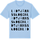 Blue Soul t-shirt med Lidtjärnsskogen ordlek t-shirt