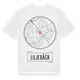 White t-shirt med Liljebäck t-shirt