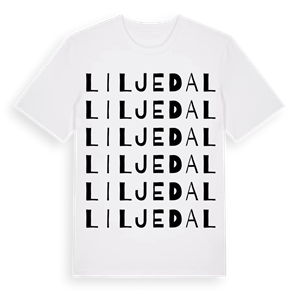Liljedal ordlek t-shirt – ekologisk bomull t-shirt från PinShirt