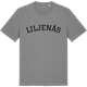 Mid Heather Gray t-shirt med Liljenäs böjd t-shirt