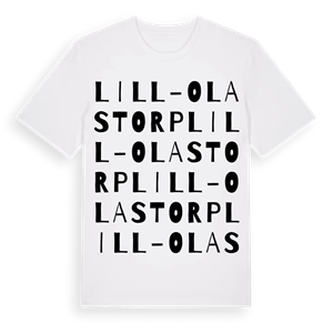 Lill-Olas torp ordlek t-shirt – ekologisk bomull t-shirt från PinShirt