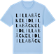 Blue Soul t-shirt med Lilla Bäckelid ordlek t-shirt
