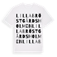 Lilla Bröstgårdsholmen ordlek t-shirt