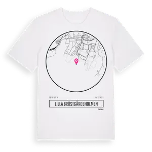Lilla Bröstgårdsholmen t-shirt – ekologisk bomull t-shirt från Pinshirt