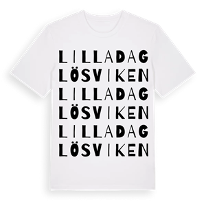 Lilla Daglösviken ordlek t-shirt – ekologisk bomull t-shirt från PinShirt
