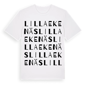 Lilla Ekenäs ordlek t-shirt – ekologisk bomull t-shirt från PinShirt