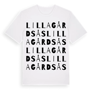 Lilla Gårdsås ordlek t-shirt – ekologisk bomull t-shirt från PinShirt